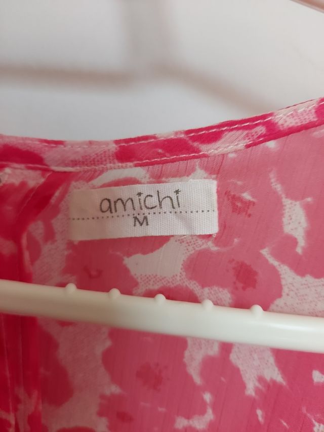 Conjunto,camisa sedosa y camiseta básica