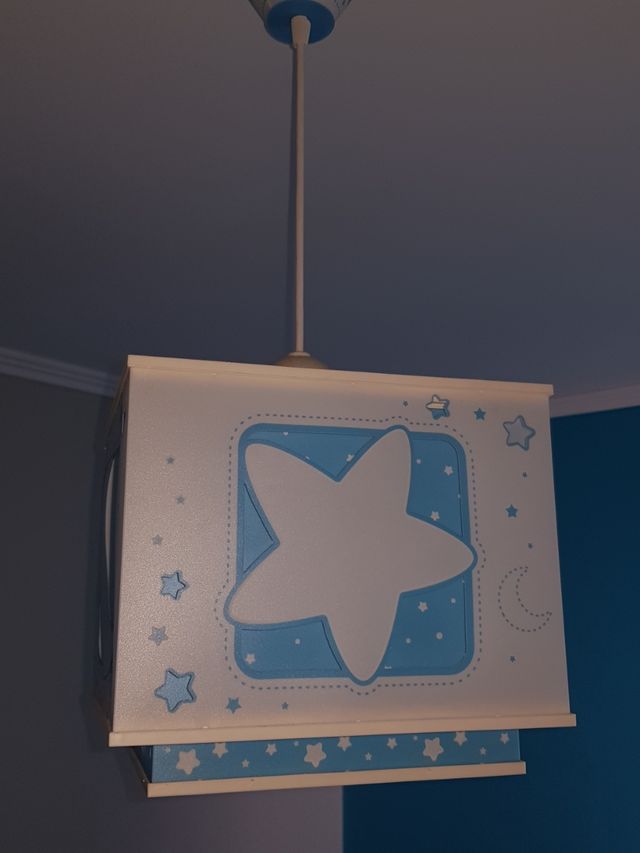 conjunto lamparas y estor