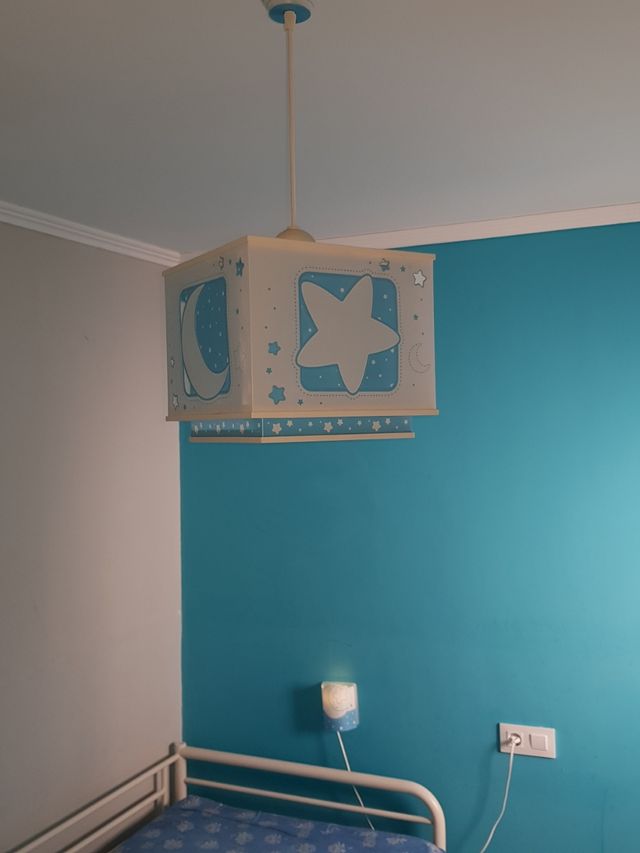 conjunto lamparas y estor