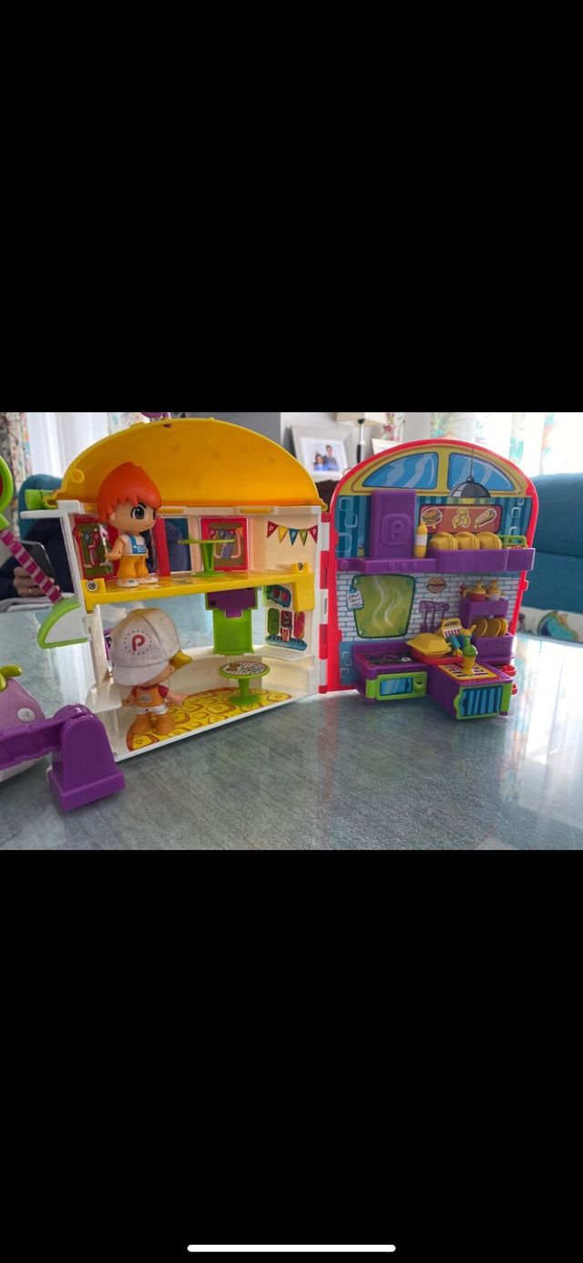 Burguer King de pin y pon y coche de regalo