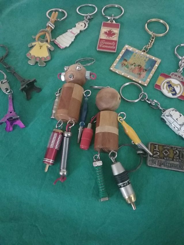 Llaveros originales lote completo