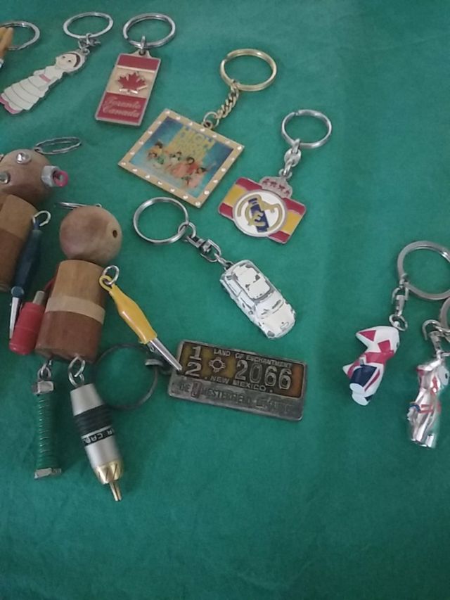 Llaveros originales lote completo