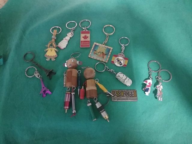 Llaveros originales lote completo
