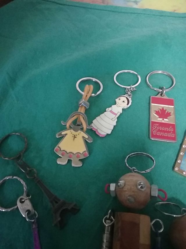 Llaveros originales lote completo