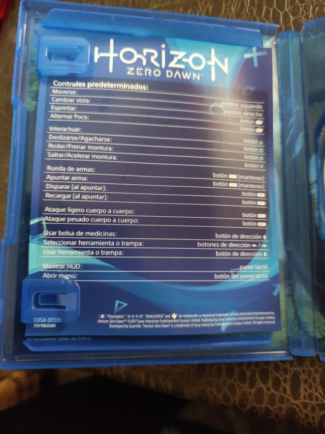 Horizon zero dawn PS4