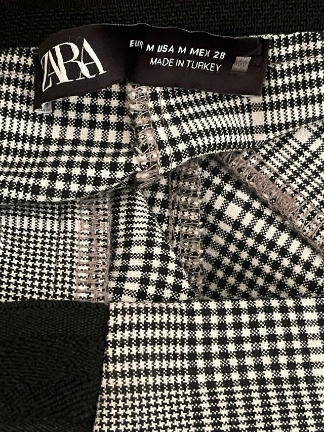 2 PANTALONES ZARA CUADROS PRINCIPE DE GALES