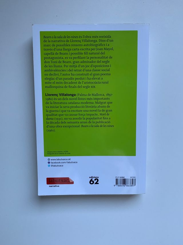 Bearn o la room de les nines. Llorenç Vilallonga