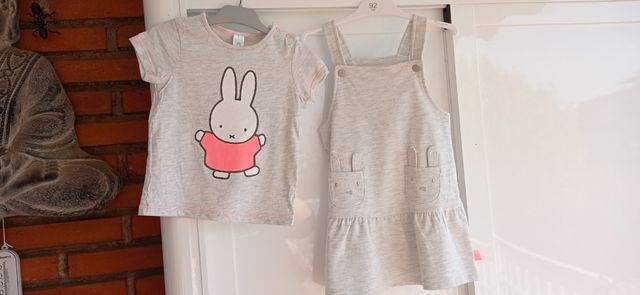 Conjunto Miffy bebé niña 24 meses