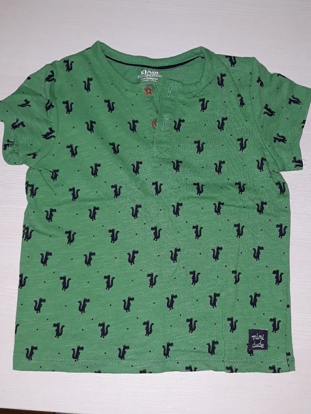 5 camisetas corta 18 24 zara kiabi bebe niño niña