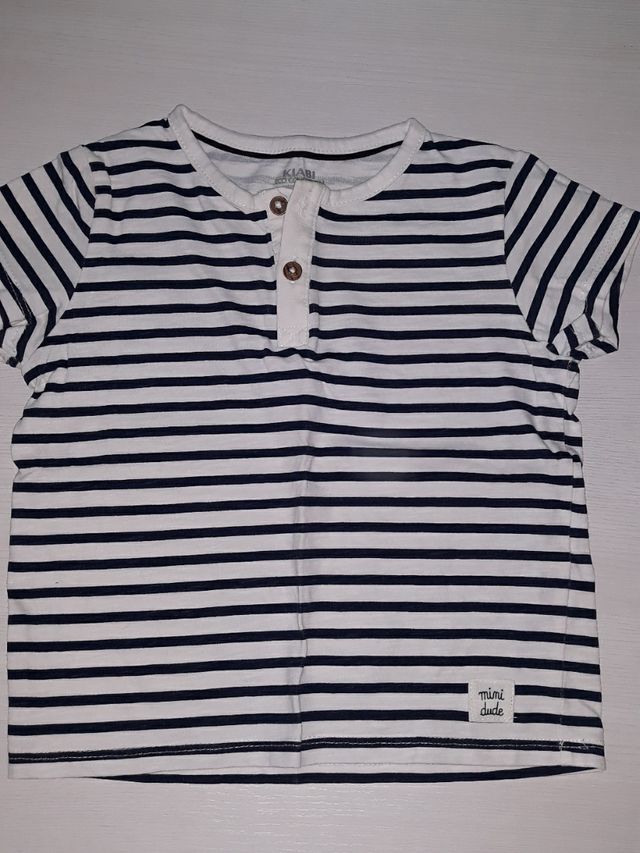 5 camisetas corta 18 24 zara kiabi bebe niño niña