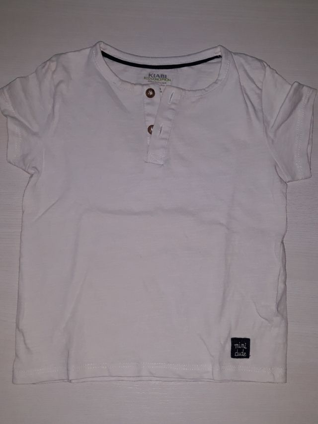 5 camisetas corta 18 24 zara kiabi bebe niño niña