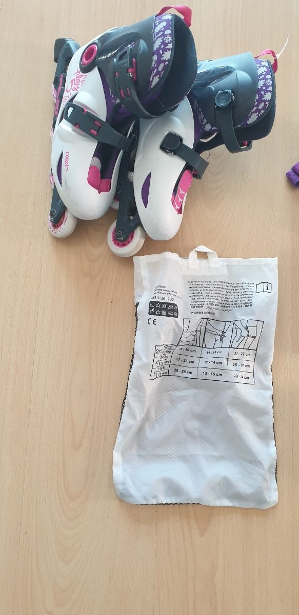 Patines con protectores