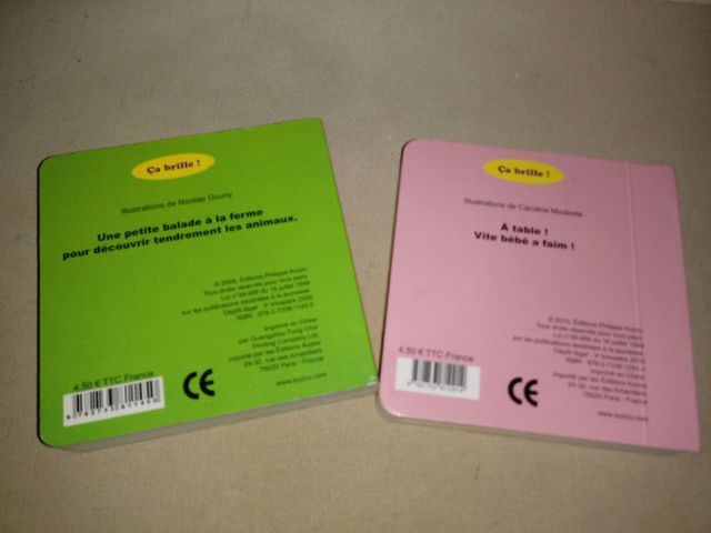 lote de 2 libros de francés educación infantil