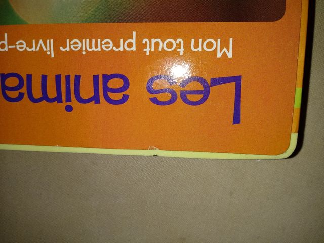 libro les animaux en francés