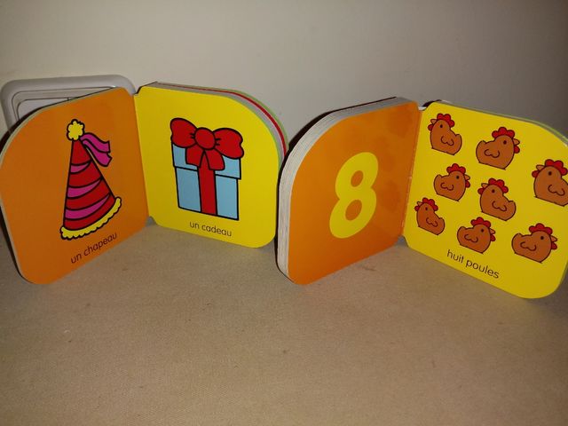 dos libros de francés educación infantil