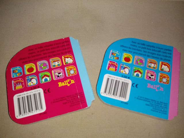 dos libros de francés educación infantil