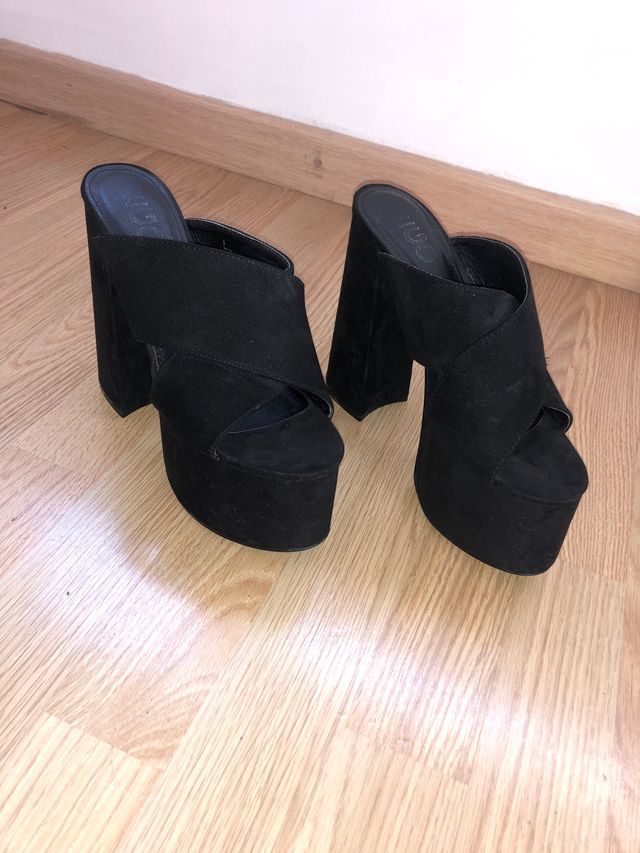 Sandalia plataforma muy altas 38