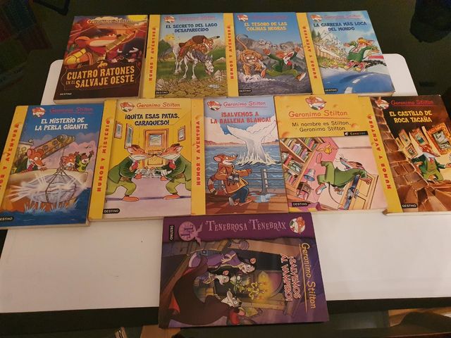 10 libros pequeños de Jerónimo Stilton