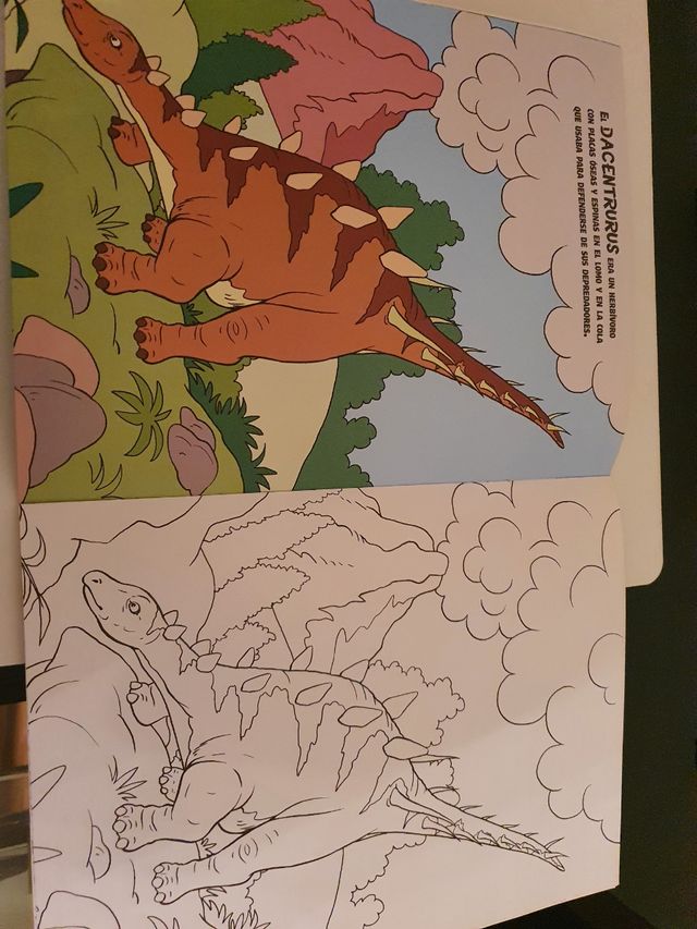 Libro para colorear dinosaurios