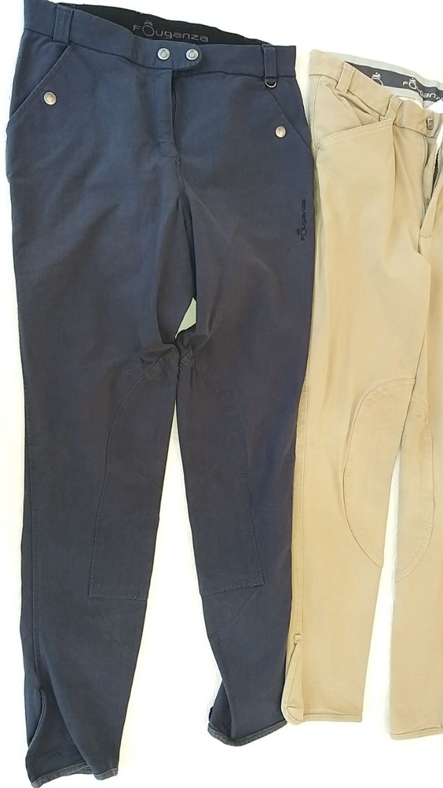 Pantalón hipica Fouganza Beige