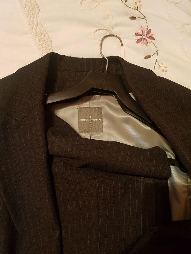 Traje Mujer de rayas Roberto Verino