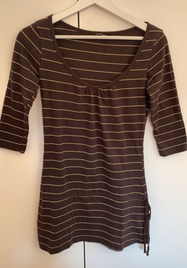 Vestido/camiseta estilo comfy