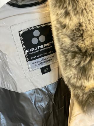 ANORAK BLANCO PEUTEREY T.42 nuevo