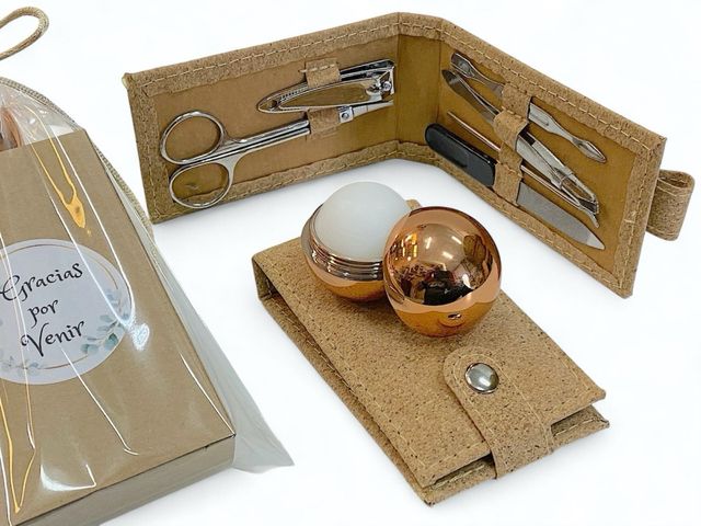 regalos para bodas set manicura y bálsamo labial