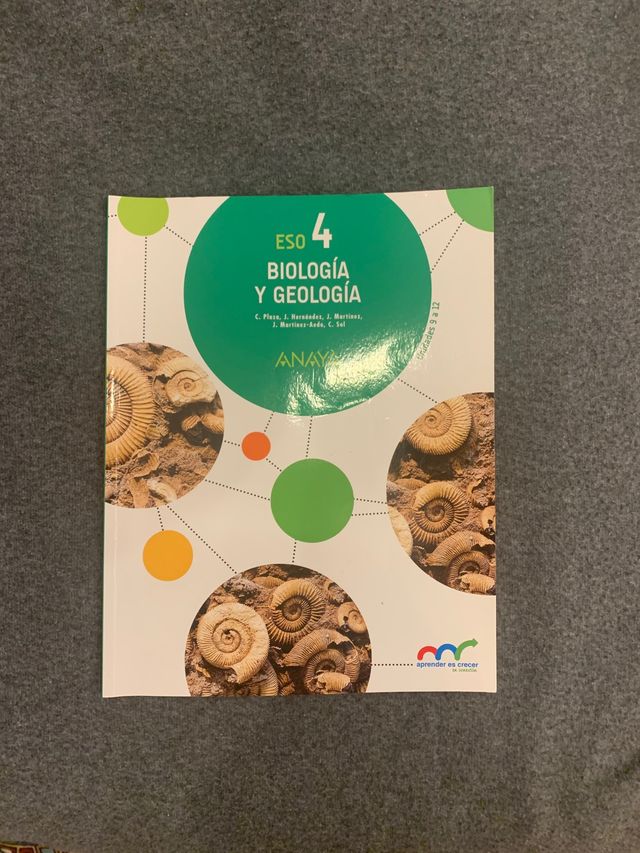 Libro De Biología 4 Eso Anaya 3 Evaluación De Segunda Mano Por 10 En Majadahonda En Wallapop