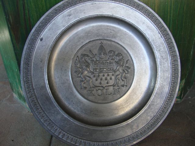 PLATO ANTIGUO ETAIN RÖDERS PEWTER ZINN (ARS) KÖLN