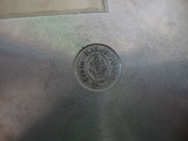 PLATO ANTIGUO ETAIN RÖDERS PEWTER ZINN (ARS) KÖLN