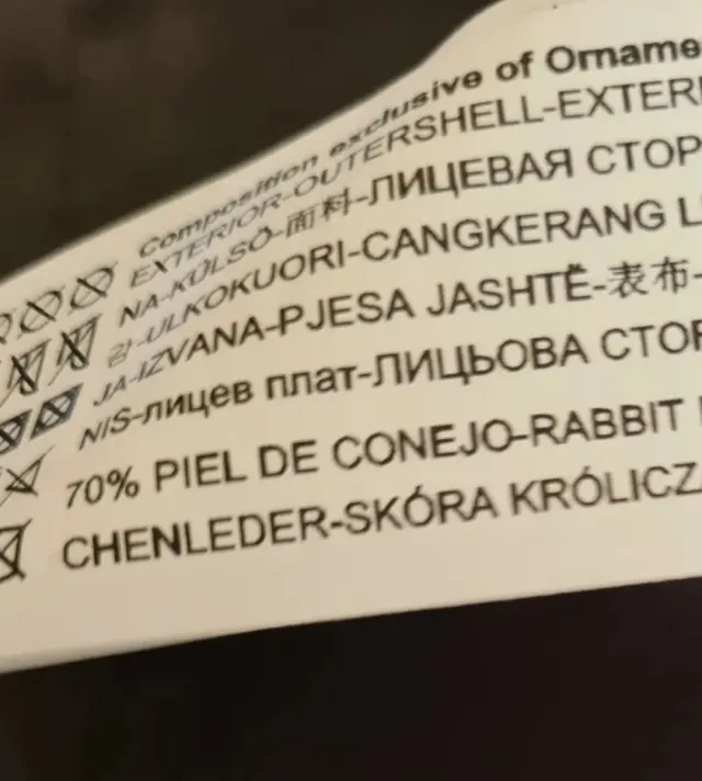 Chaleco de pelo de zorro