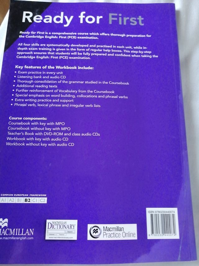 Libro Ready for First worbook