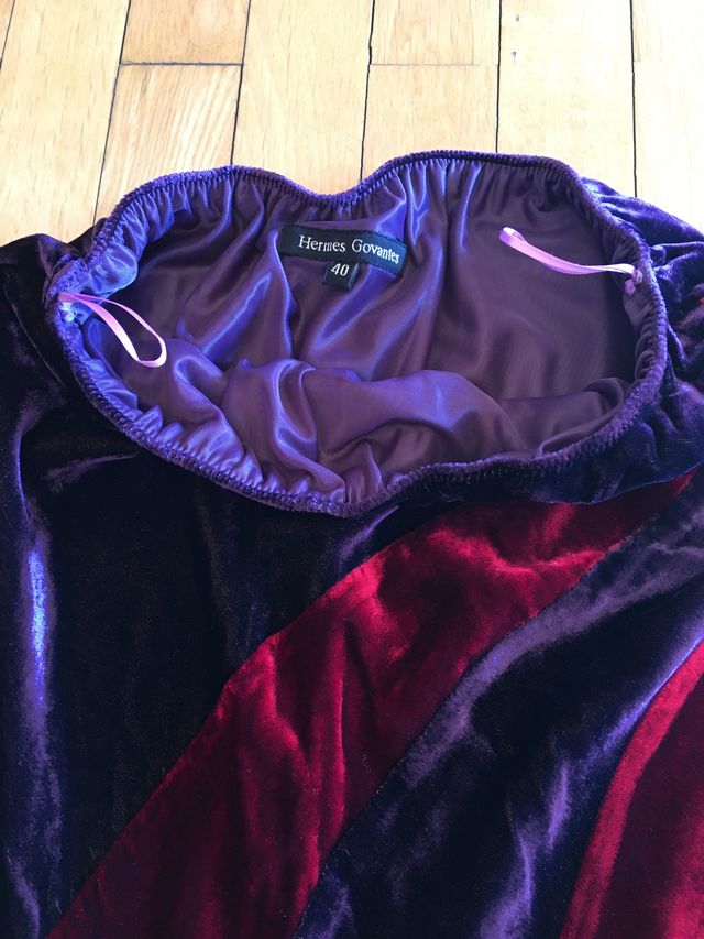Falda terciopelo Hermes Govantes