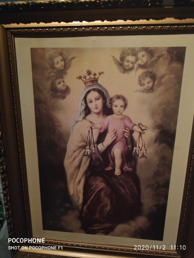 cuadro virgen del carmen