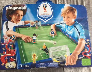jugadores futbolin playmobil