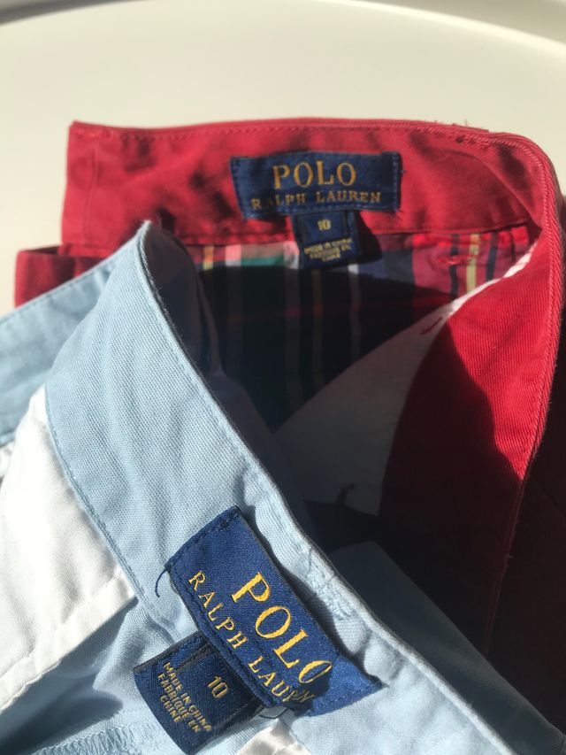 POLO RALPH LAUREN & HACKETT pantalon  10-12 años