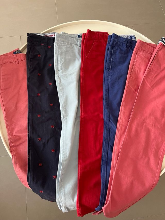 POLO RALPH LAUREN & HACKETT pantalon  10-12 años
