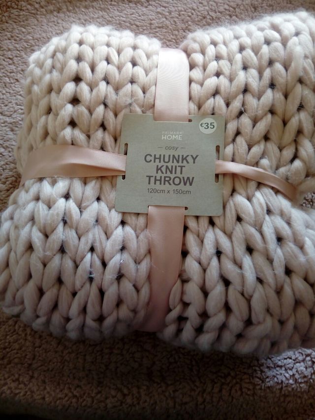 COLCHA DE PUNTO ROSA 2 COLCHAS