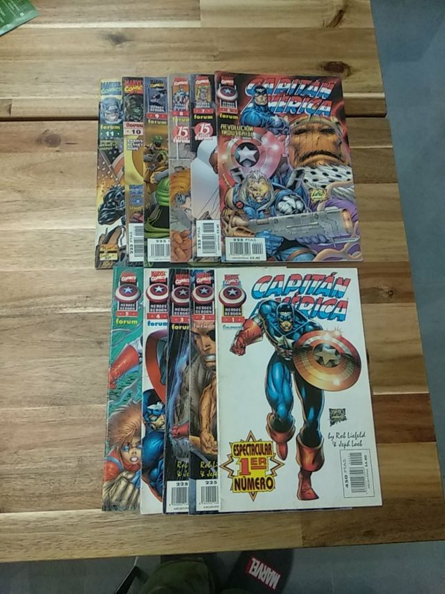 Capitán América Herues Reborn 1 a 11 1996