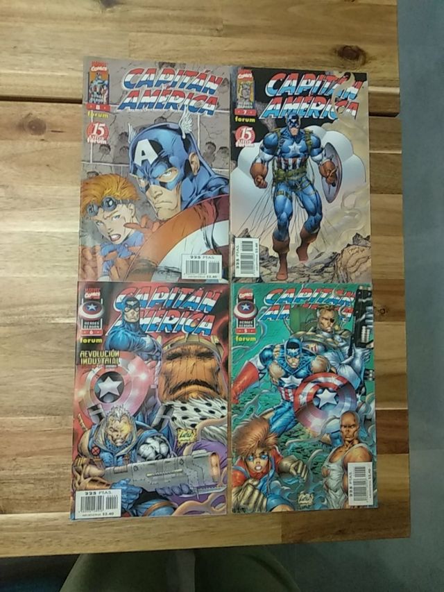 Capitán América Herues Reborn 1 a 11 1996
