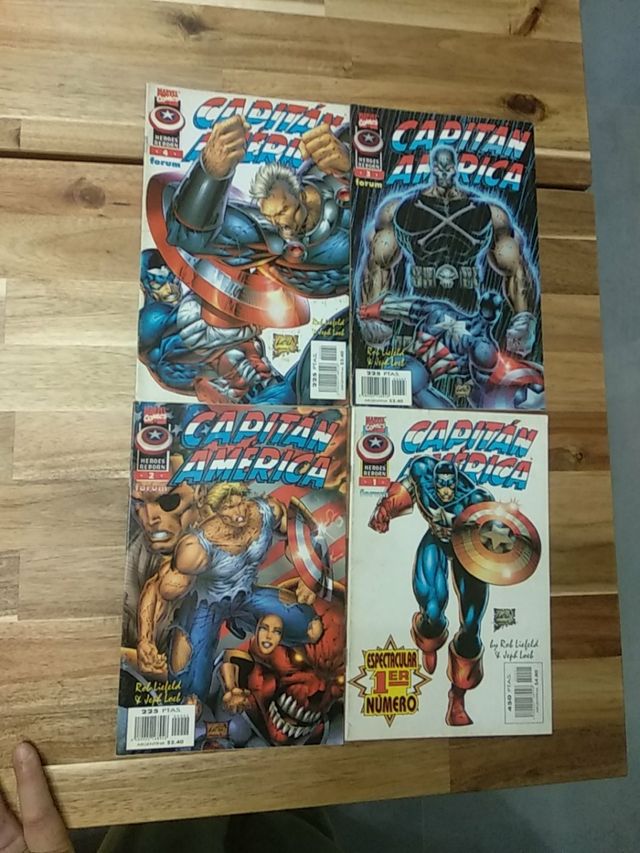 Capitán América Herues Reborn 1 a 11 1996