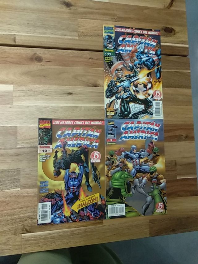 Capitán América Herues Reborn 1 a 11 1996