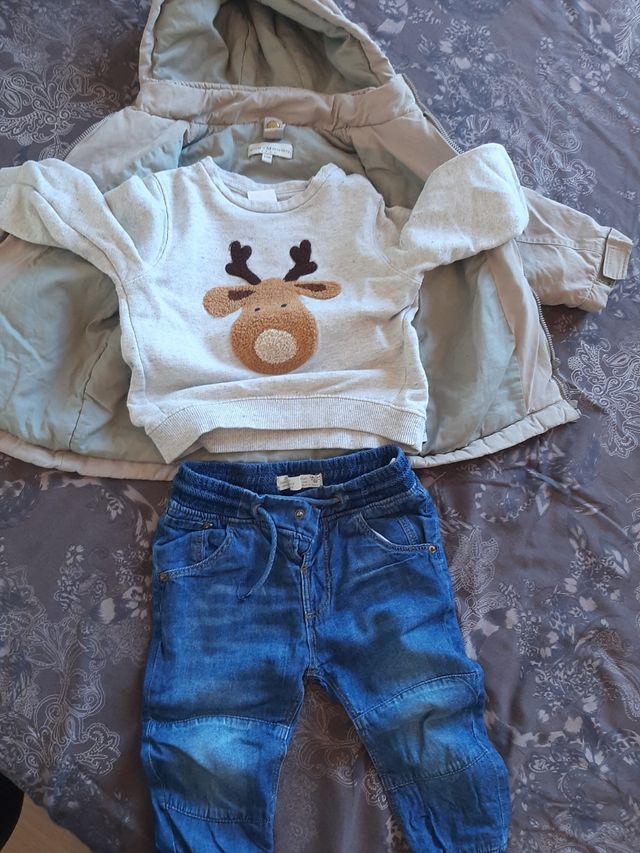 Ropa de bebe; ropa de 18 a 24 meses de niño