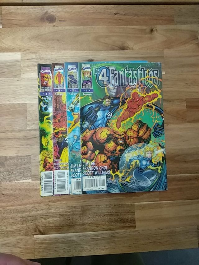 Los 4 fantásticos Heroes Reborn 1-4