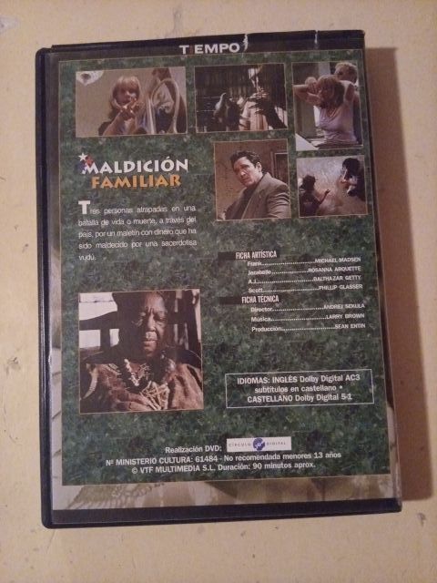 DVD MALDICION FAMILIAR