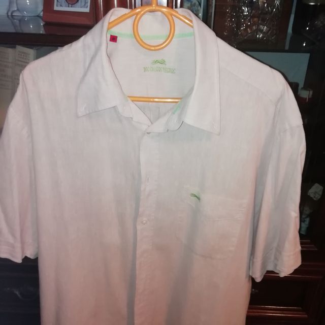 camisa de popelin beige talla 6