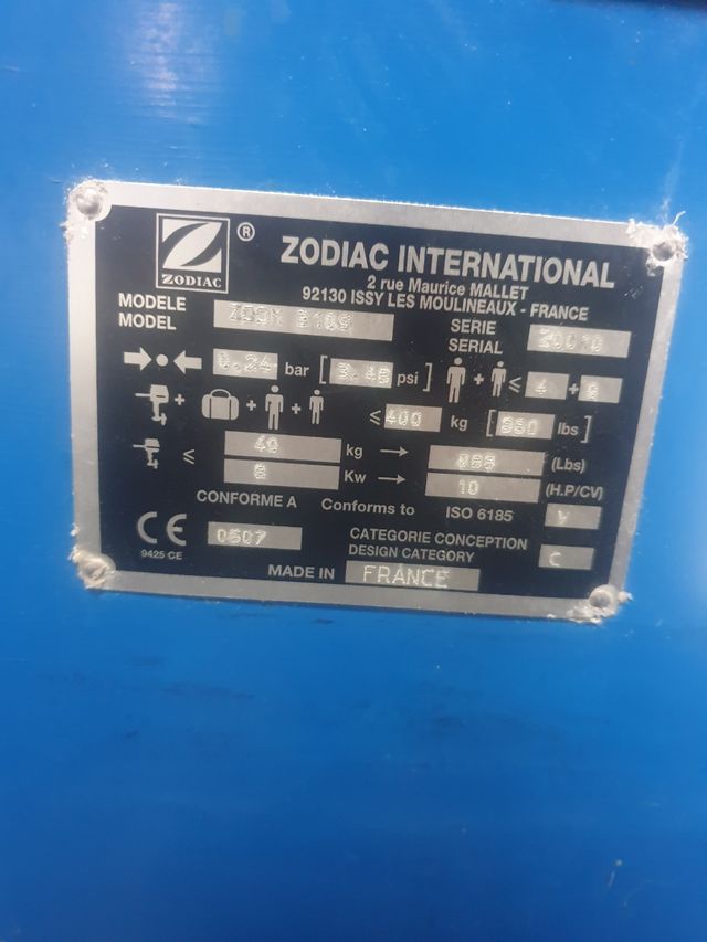 BARCA ZODIAC de segunda mano por 650 € en Valdemoro en ...
