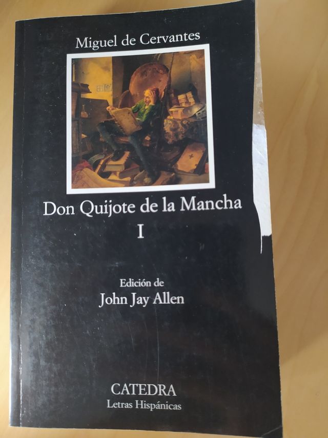 Libro Don Quijote de la Mancha vol. I