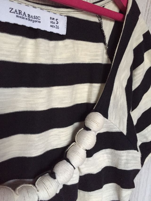 Camiseta Zara rayas
